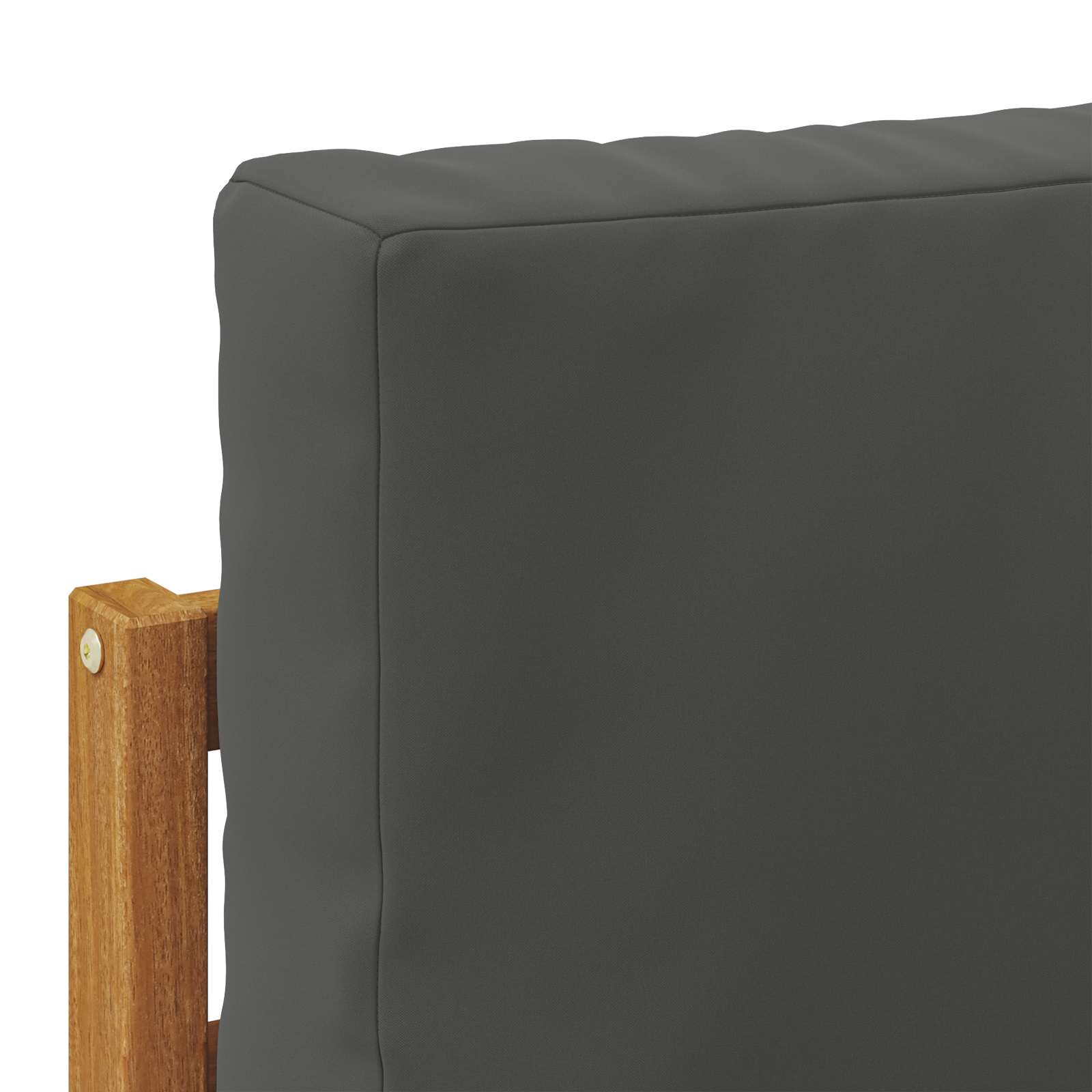 Outdoor-Sofagarnitur mit Kissen 4 Stück Natur und Anthrazit