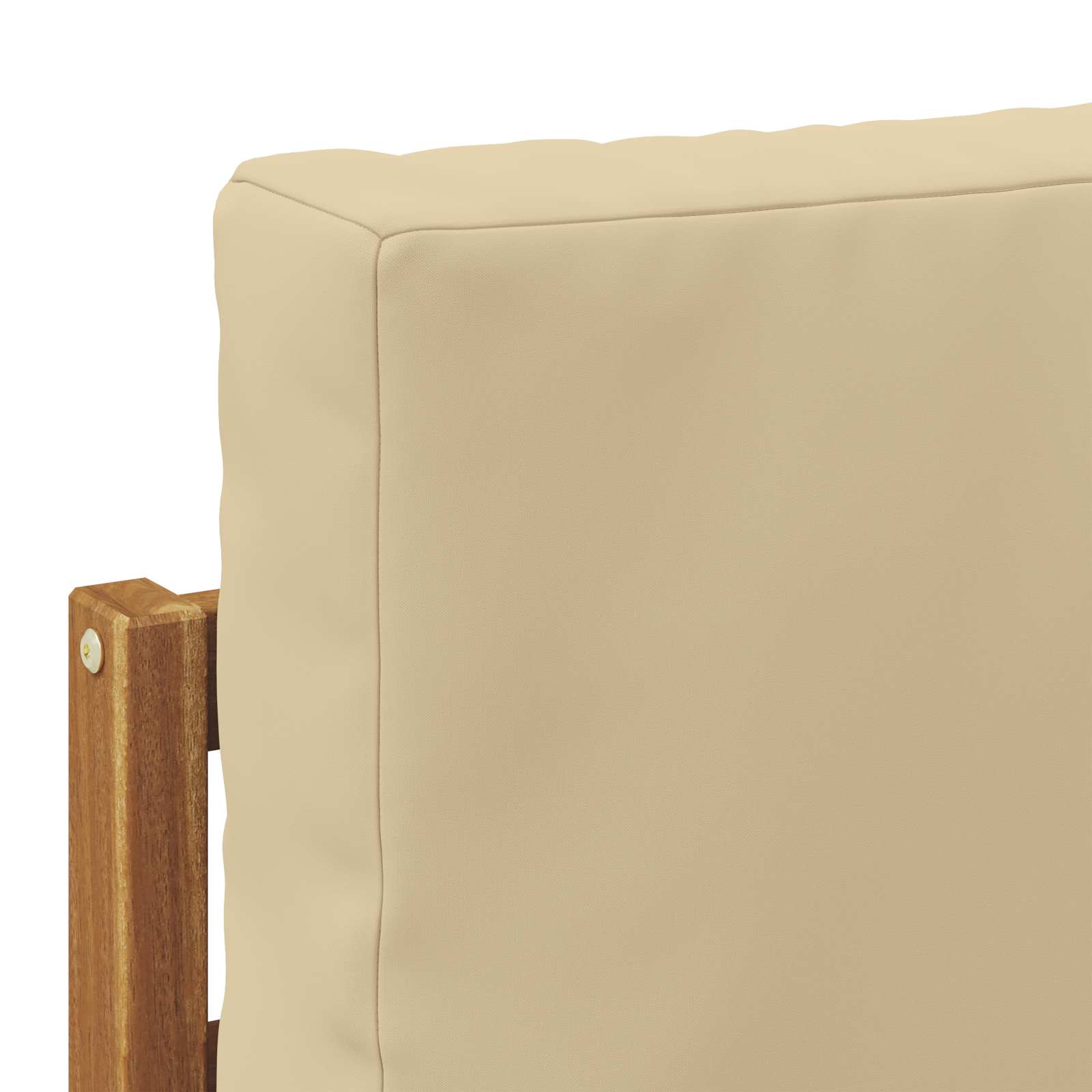 Outdoor-Sofagarnitur mit Kissen 4 Stück Natur und Beige