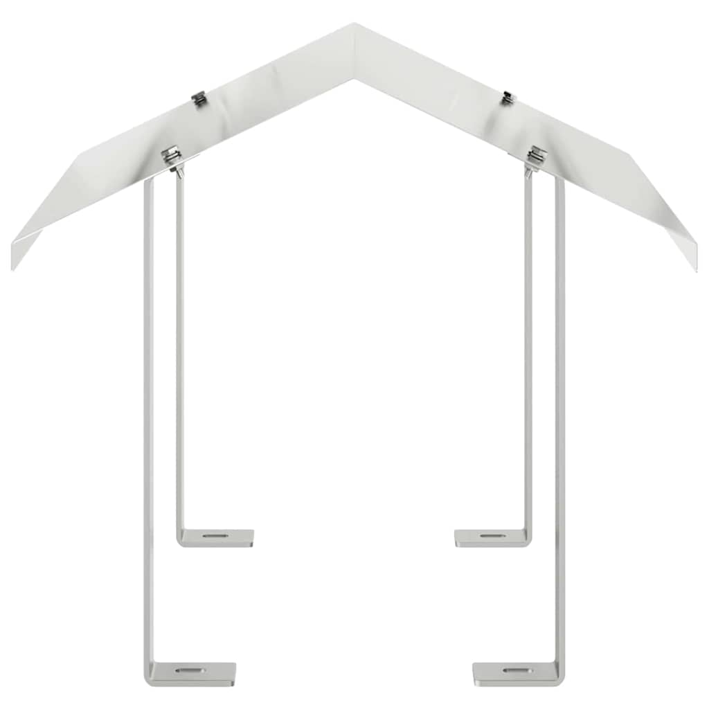 Kaminhaube Silber 40 x 40 x 37,5 cm Edelstahl
