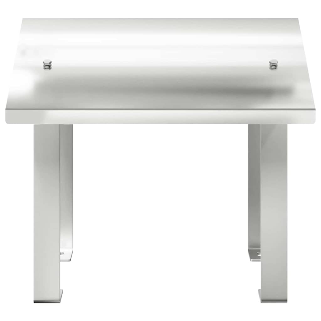 Kaminhaube Silber 40 x 40 x 37,5 cm Edelstahl