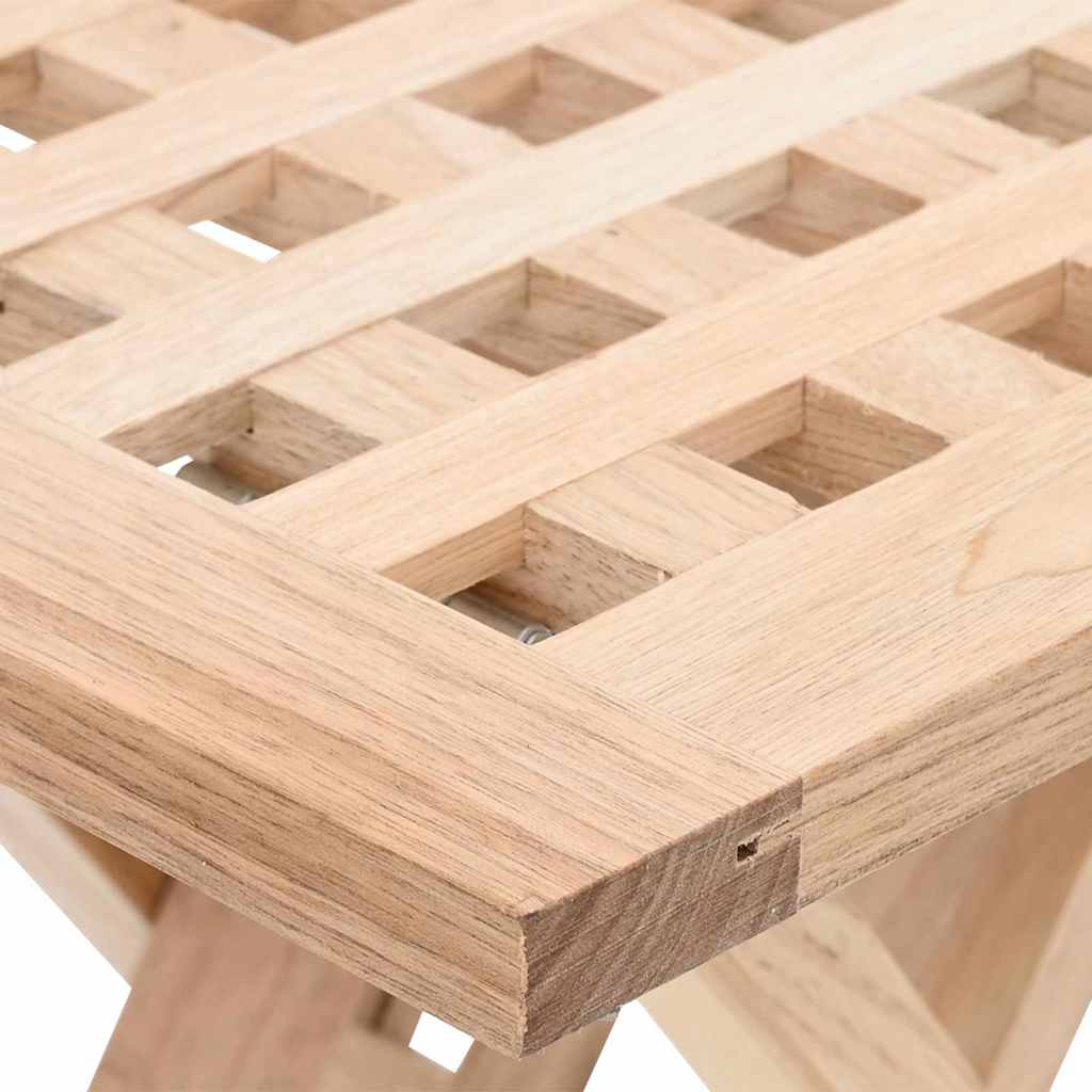 Couchtisch Braun 33 x 33 x 40,5 cm Massivholz aus Walnuss