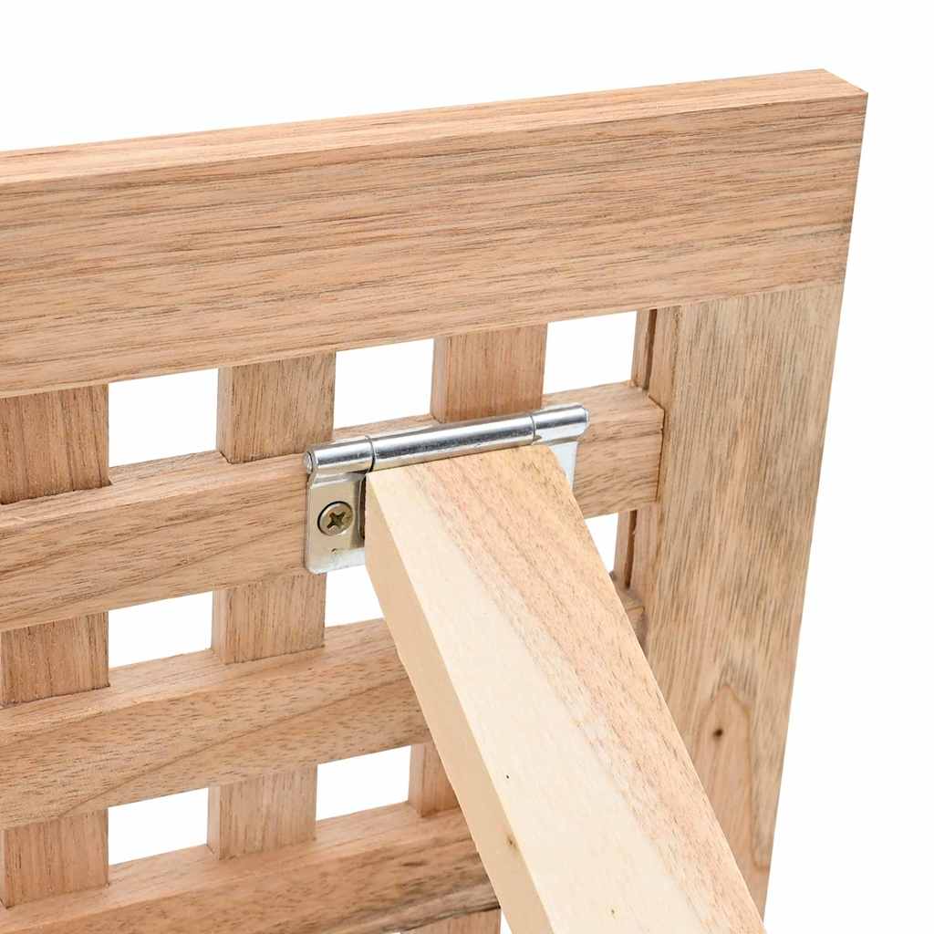 Couchtisch Braun 33 x 33 x 40,5 cm Massivholz aus Walnuss