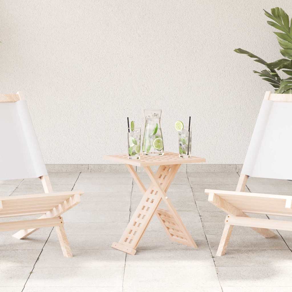 Couchtisch Braun 33 x 33 x 40,5 cm Massivholz aus Walnuss