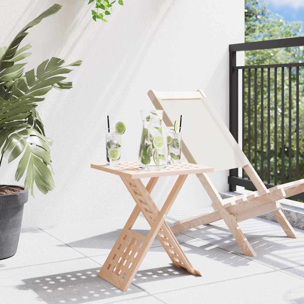 Couchtisch Braun 33 x 33 x 40,5 cm Massivholz aus Walnuss