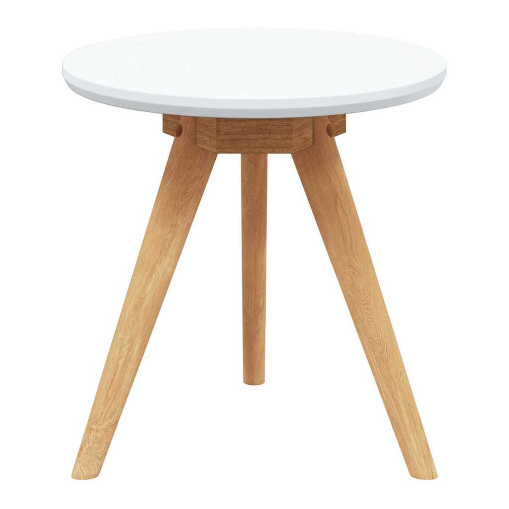 Couchtisch Braun 50 x 50 x 46 cm Massivholz Walnuss