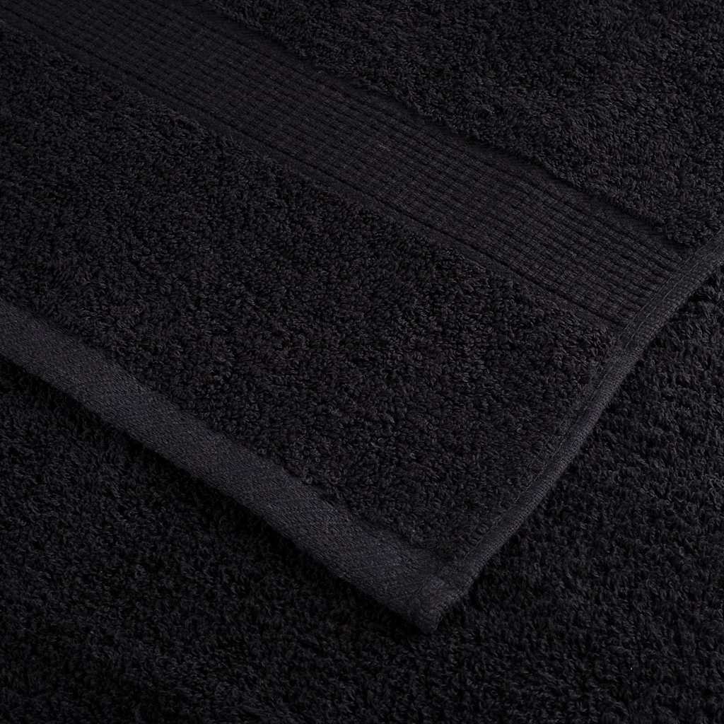 Gästetuch SOLUND 25 Stk. Schwarz 100 x 150 cm 550 gsm