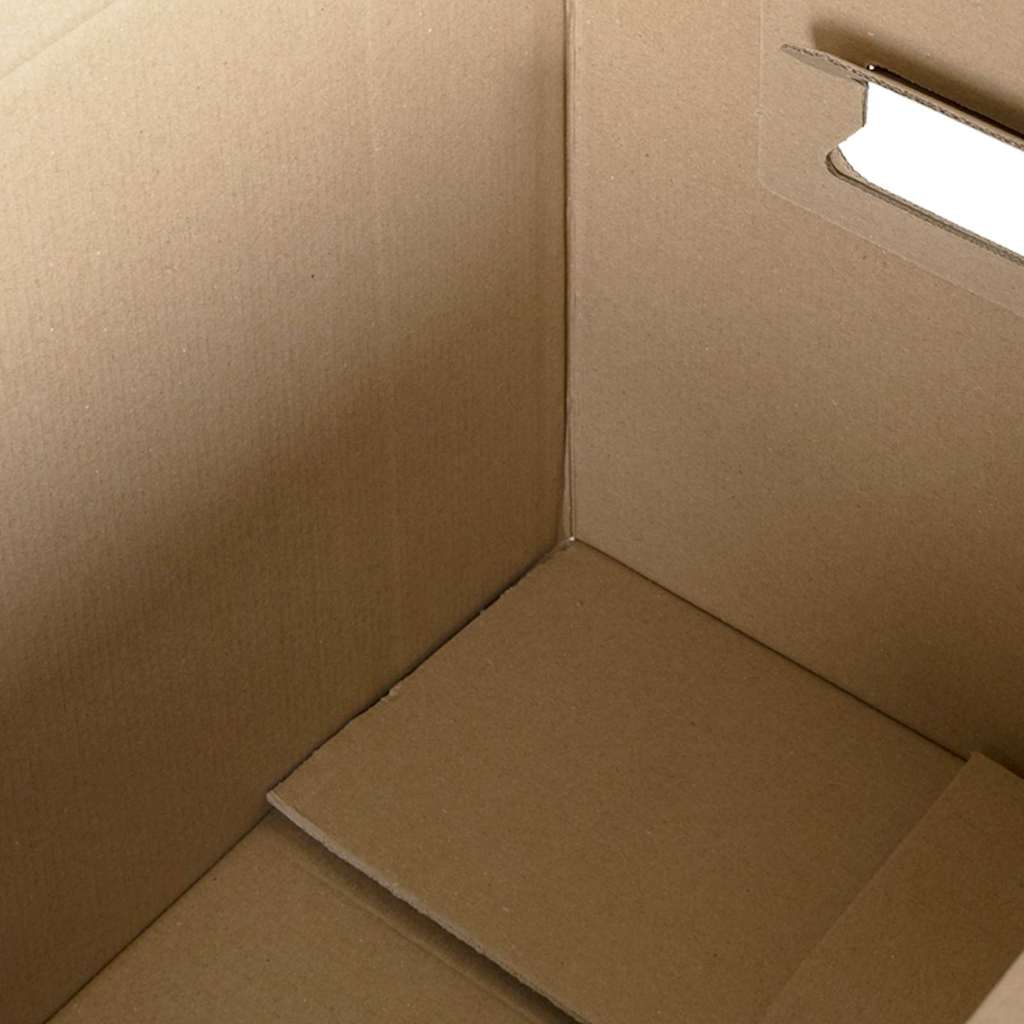 Umzugsbox mit Speicher 20 stk. Natur 59 x 31,5 x 31,5 cm Karton