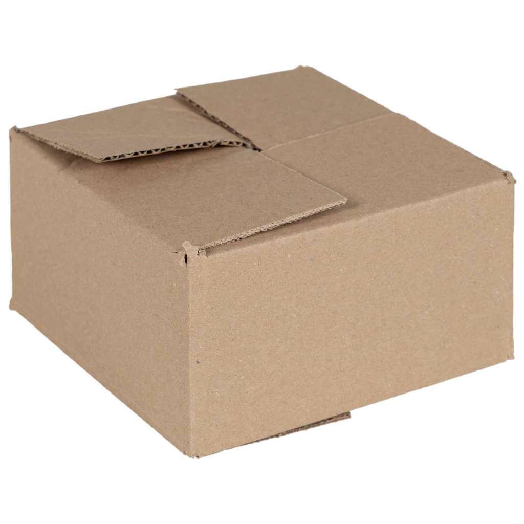 Faltbox mit Speicher 50 stk. Natur 15 x 15 x 8 cm Karton