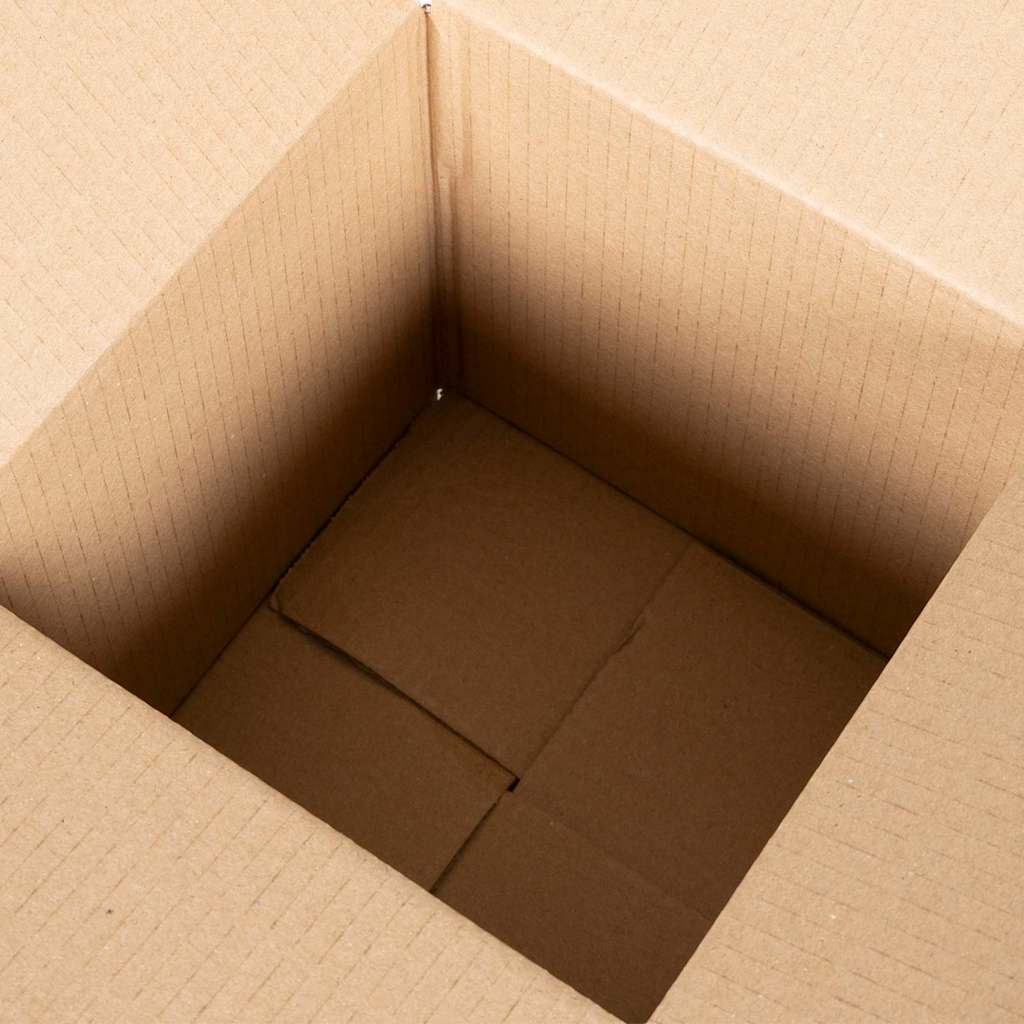 Faltbox mit Speicher 50 stk. Natur 20 x 20 x 20 cm Karton