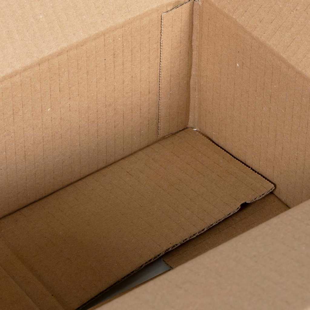 Faltbox mit Speicher 50 stk. Natur 25 x 17,5 x 10 cm Karton