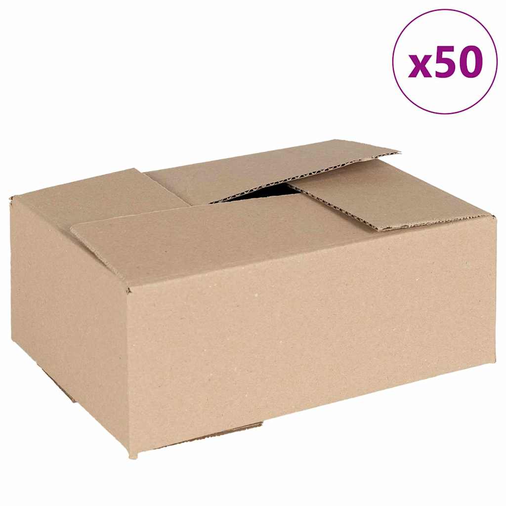 Faltbox mit Speicher 50 stk. Natur 25 x 17,5 x 10 cm Karton