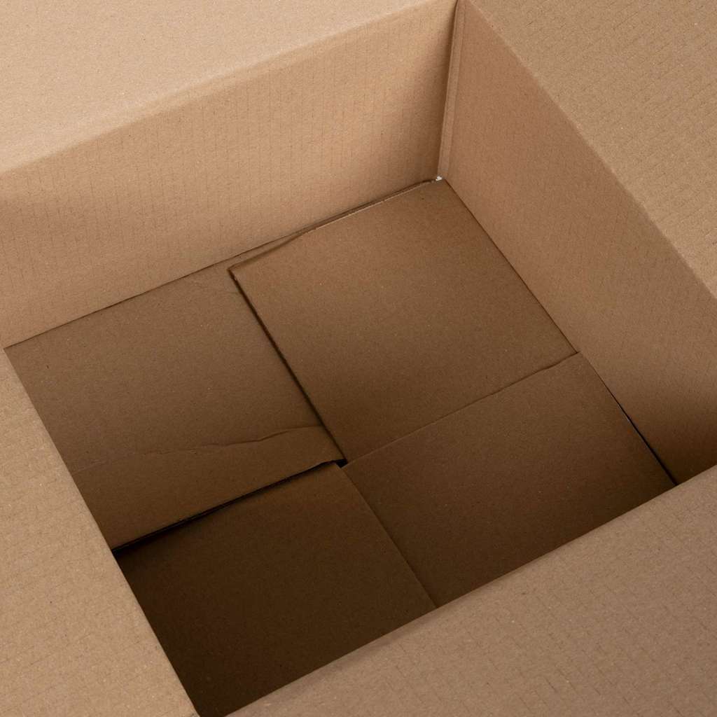 Faltbox mit Speicher 50 stk. Natur 30 x 30 x 15 cm Karton