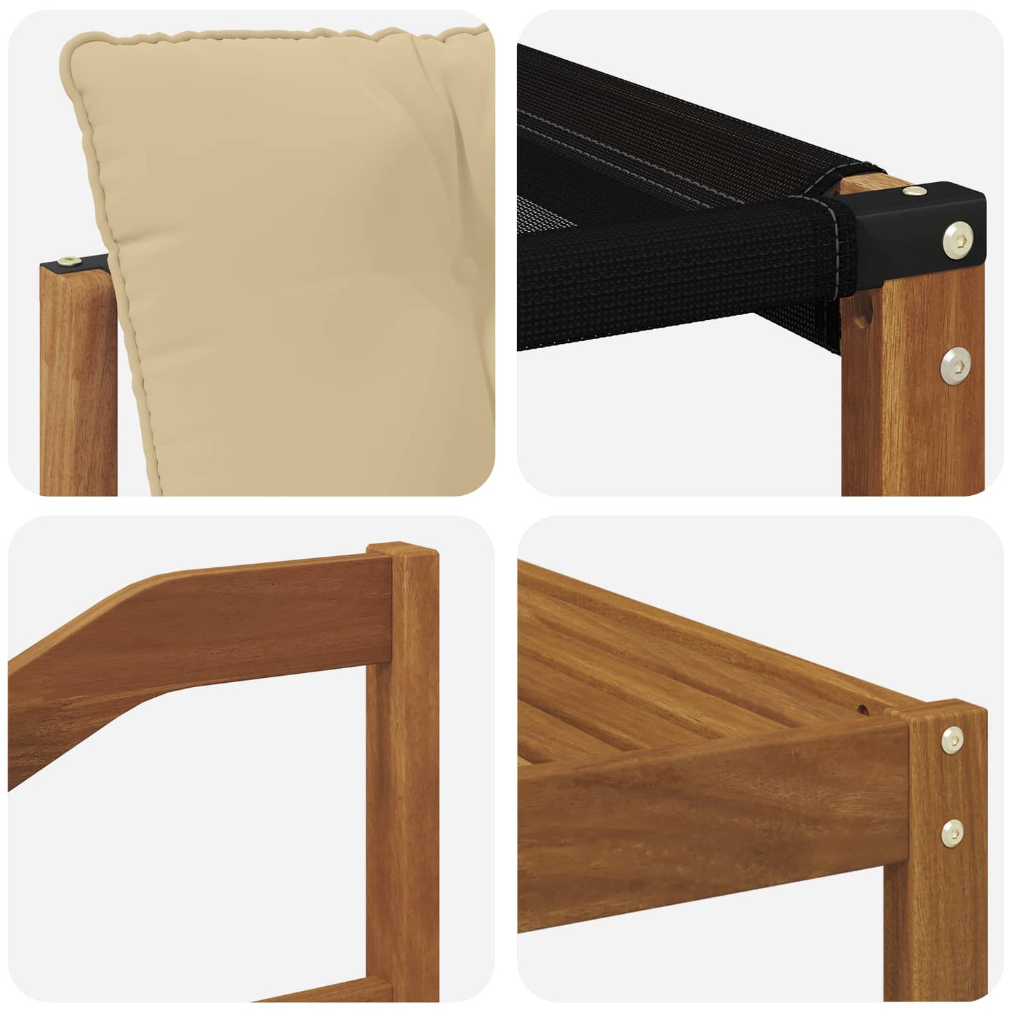 Outdoor-Sofagarnitur 8 stk. Natur und Beige