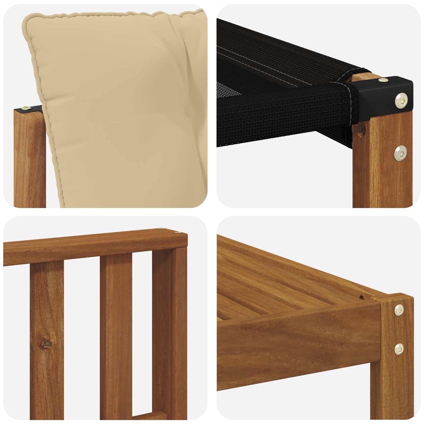 Outdoor-Sofagarnitur 8 stk. Natur und Beige