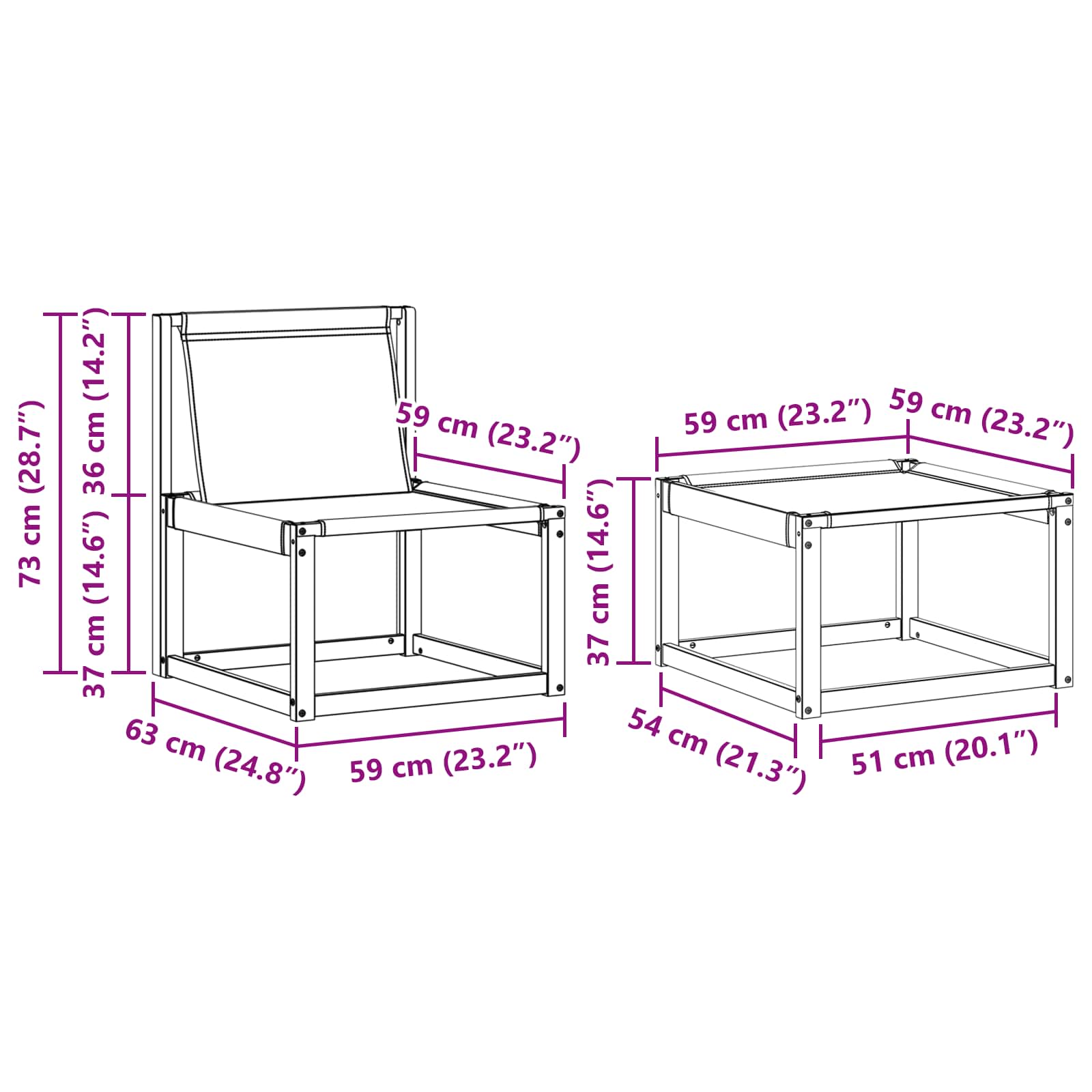 Outdoor-Sofagarnitur 6 stk. Natur und Beige