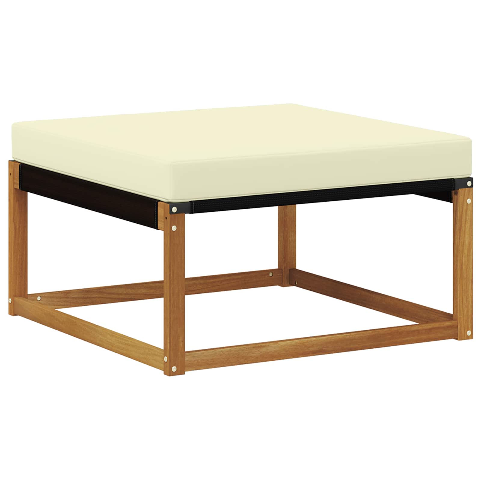 Outdoor-Sofagarnitur 4 stk. Natur und Creme