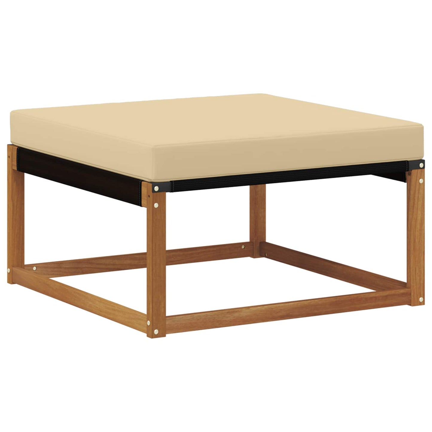 Outdoor-Sofagarnitur 4 stk. Natur und Beige