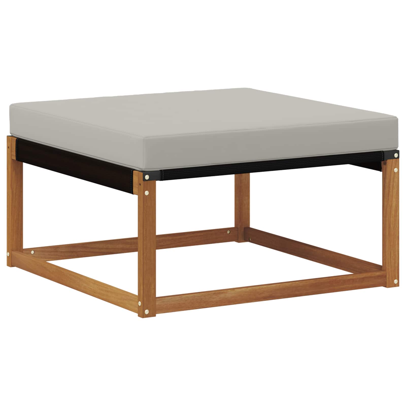 Outdoor-Sofagarnitur 6 stk. Natürlich und Hellgrau