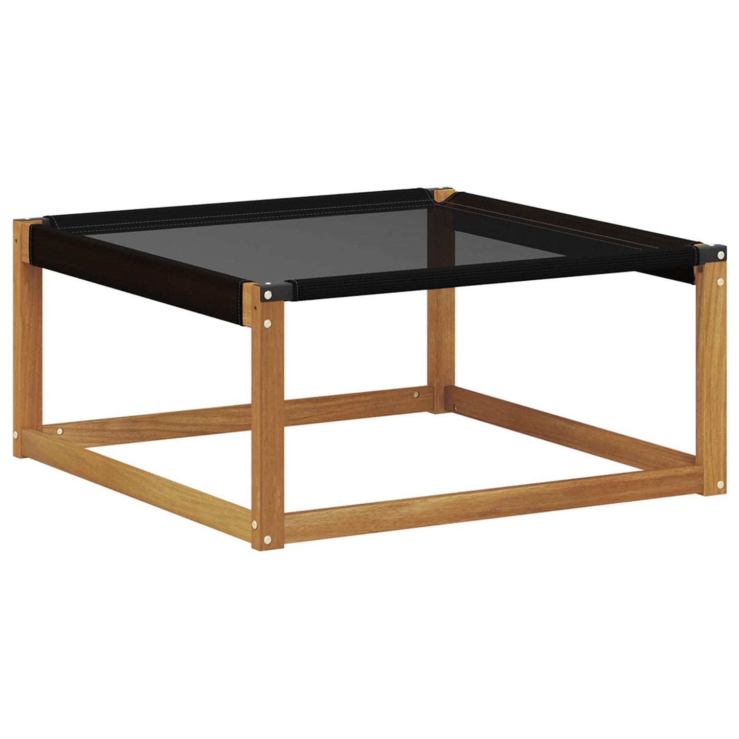 Outdoor-Sofagarnitur 6 stk. Natürlich und Schwarz