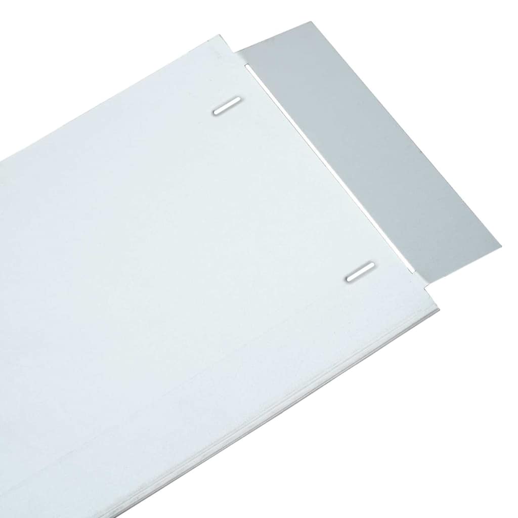 Rasenkanten 30 pcs Silber 100 x 25 x 0,07 cm Verzinkter Stahl