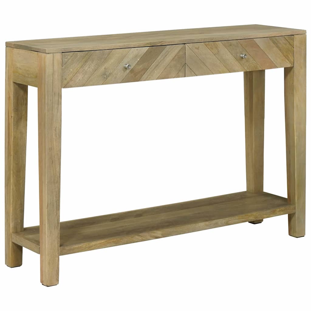 Konsolentisch mit Schubladen Natürliches Grau 110 x 30 x 80 cm
