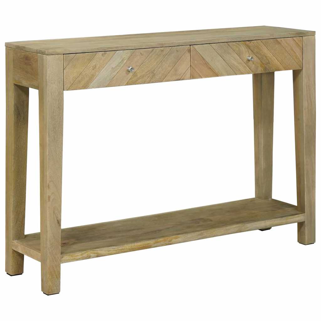 Konsolentisch mit Schubladen Natürliches Grau 110 x 30 x 80 cm