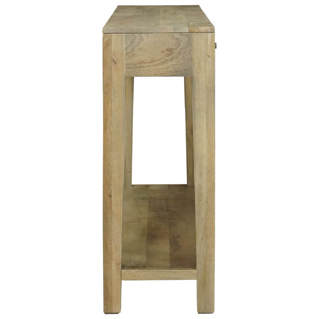 Konsolentisch mit Schubladen Natürliches Grau 110 x 30 x 80 cm