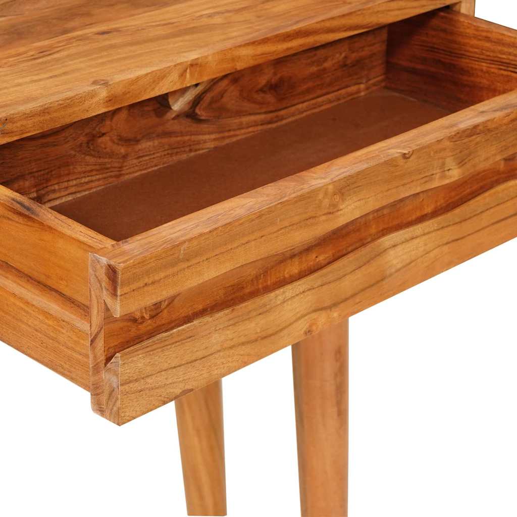 Konsolentisch Braun 110 x 30 x 80 cm Massivholz Akazie
