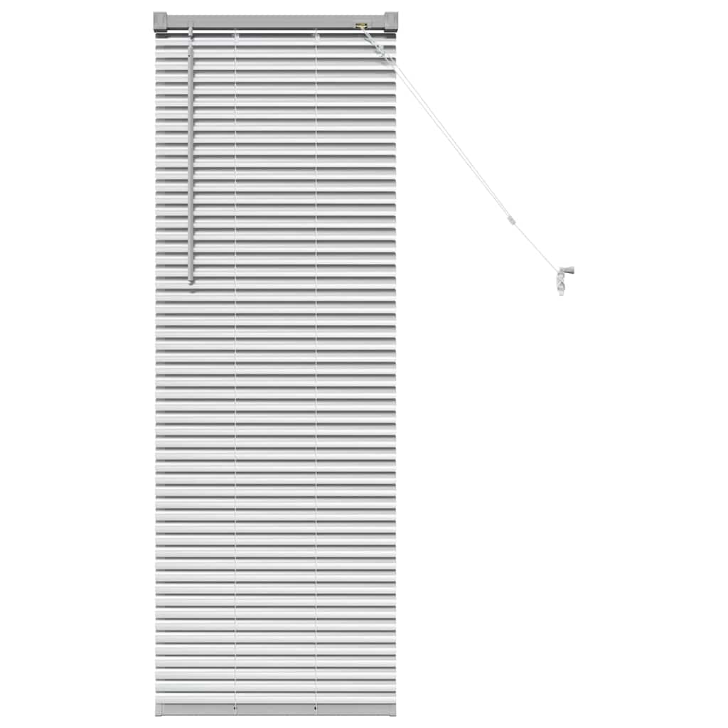 Venezianische Jalousien Silber 130 x 50 cm Aluminium