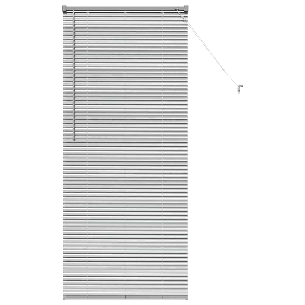 Venezianische Jalousien Silber 175 x 80 cm Aluminium