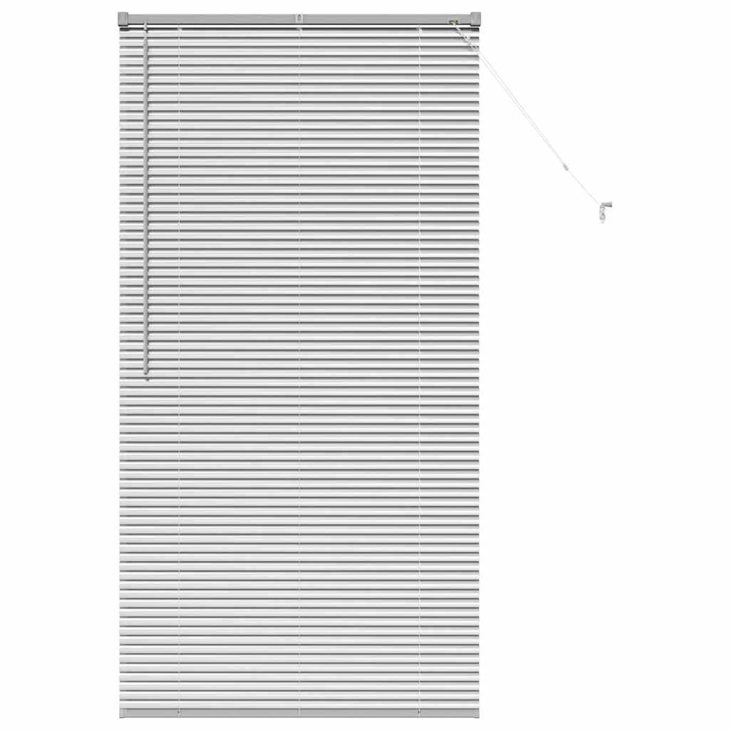 Venezianische Jalousien Silber 175 x 95 cm Aluminium