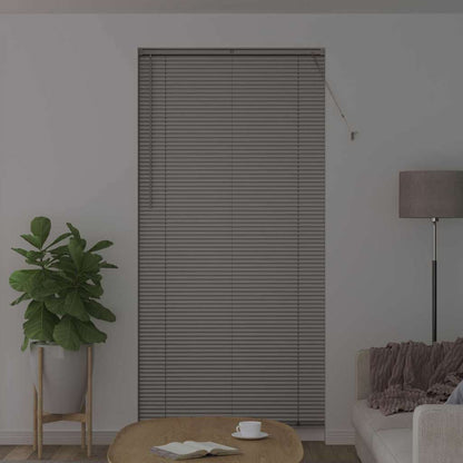 Venezianische Jalousie Silber 220 x 105 cm 25 mm Aluminium