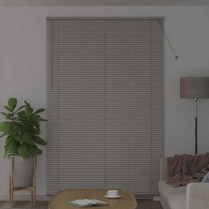 Venezianische Jalousie Silber 220 x 140 cm 25 mm Aluminium