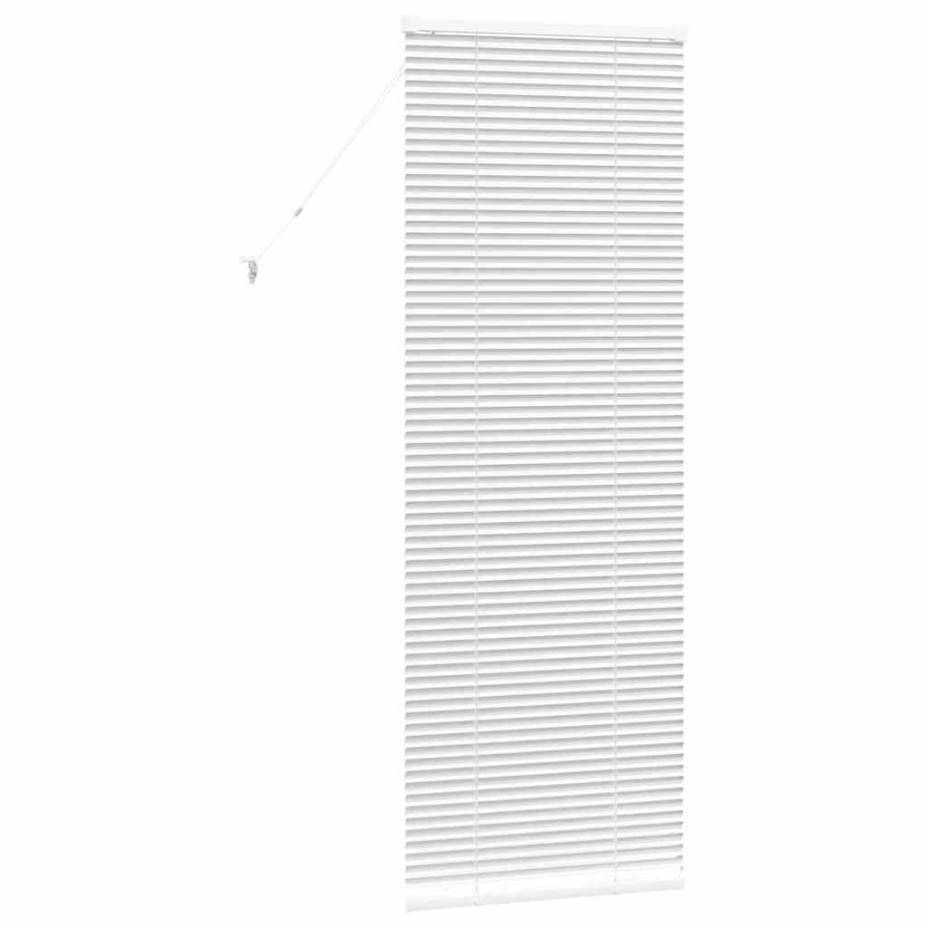 Venezianische Jalousie Weiß 175 x 65 cm 25 mm Aluminium