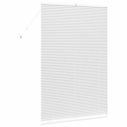 Venezianische Jalousie Weiß 175 x 115 cm 25 mm Aluminium