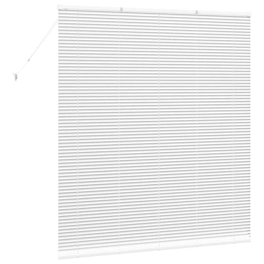 Venezianische Jalousien Weiß 175 x 160 cm Aluminium