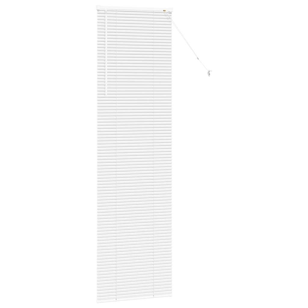 Venezianische Jalousien Weiß 220 x 65 cm Aluminium