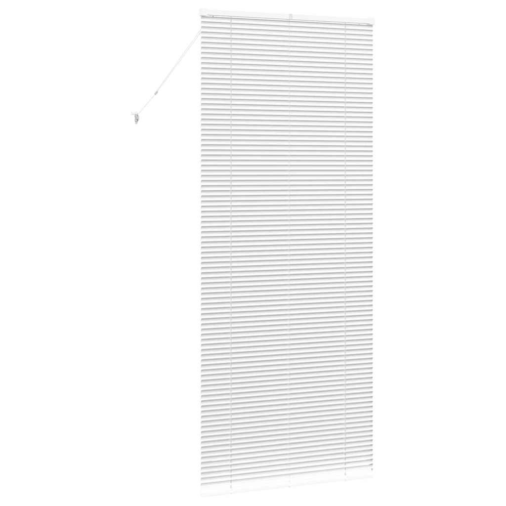 Venezianische Jalousie Weiß 220 x 95 cm 25 mm Aluminium