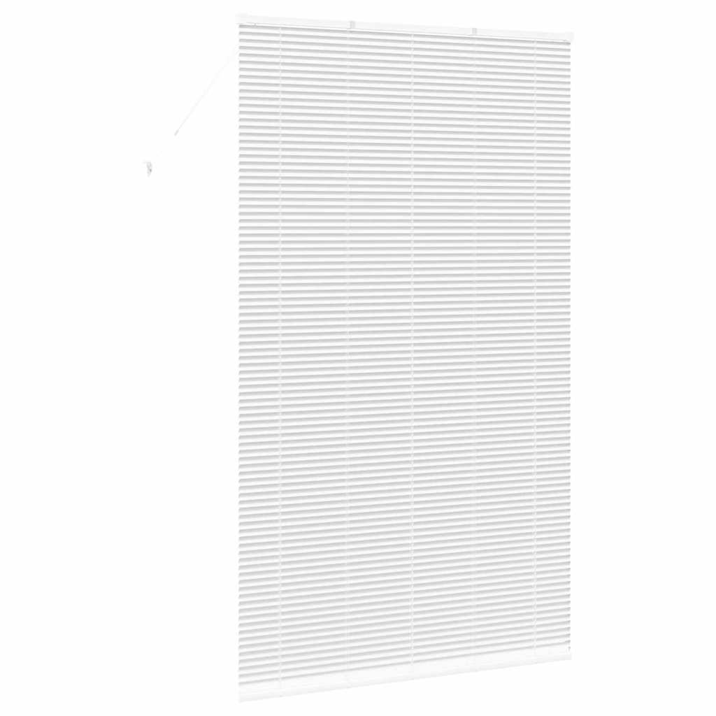Venezianische Jalousie Weiß 220 x 125 cm 25 mm Aluminium