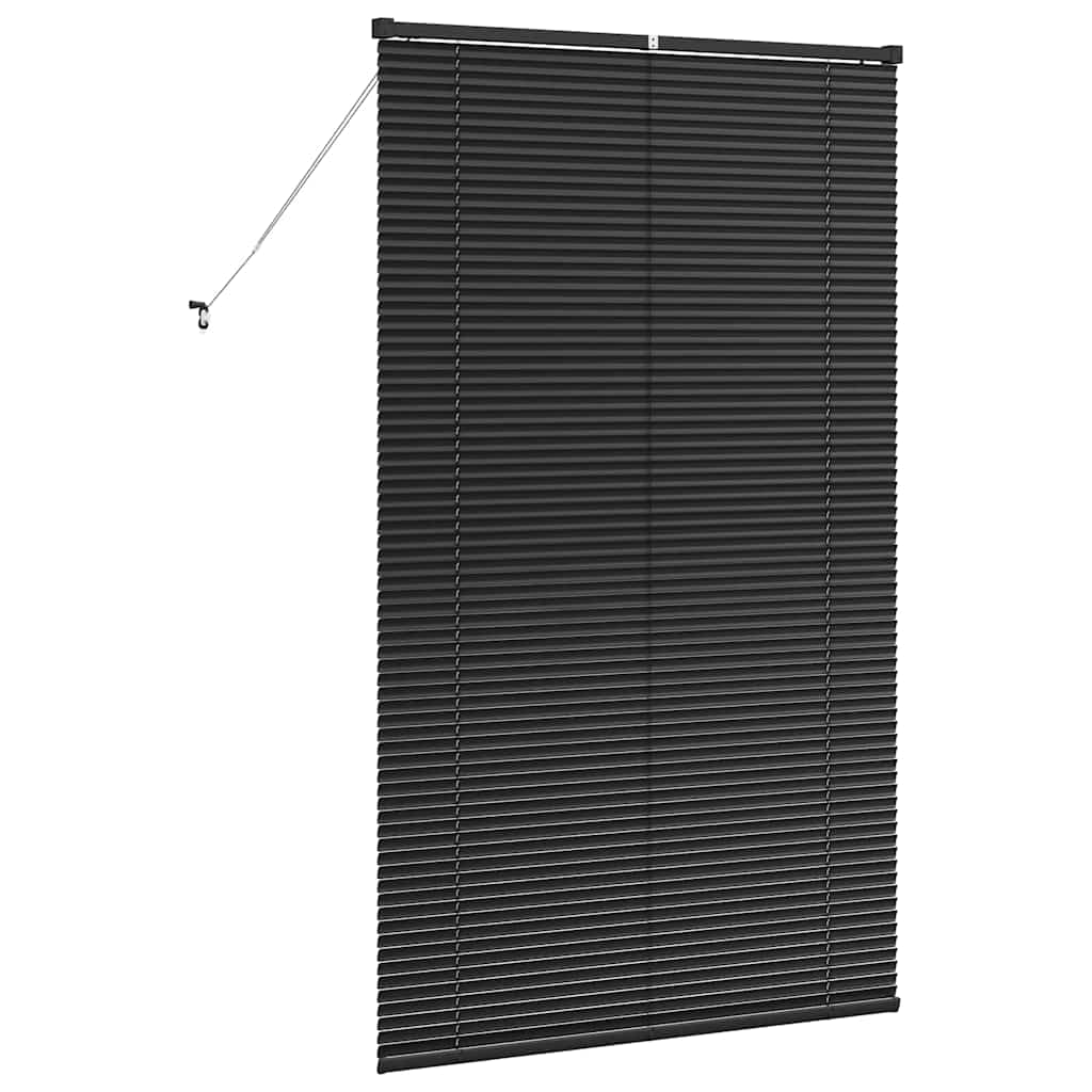Venezianische Jalousien Schwarz 175 x 105 cm Aluminium