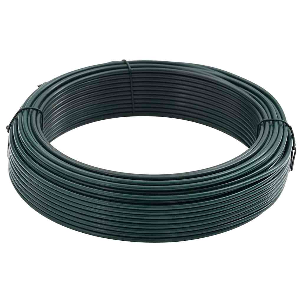 Zaunbindedraht Grün 25 m PVC