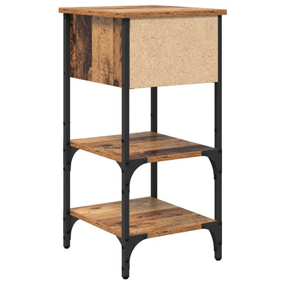 Nachttisch 2 stk. Braun 33,5 x 36 x 70 cm Holzwerkstoff