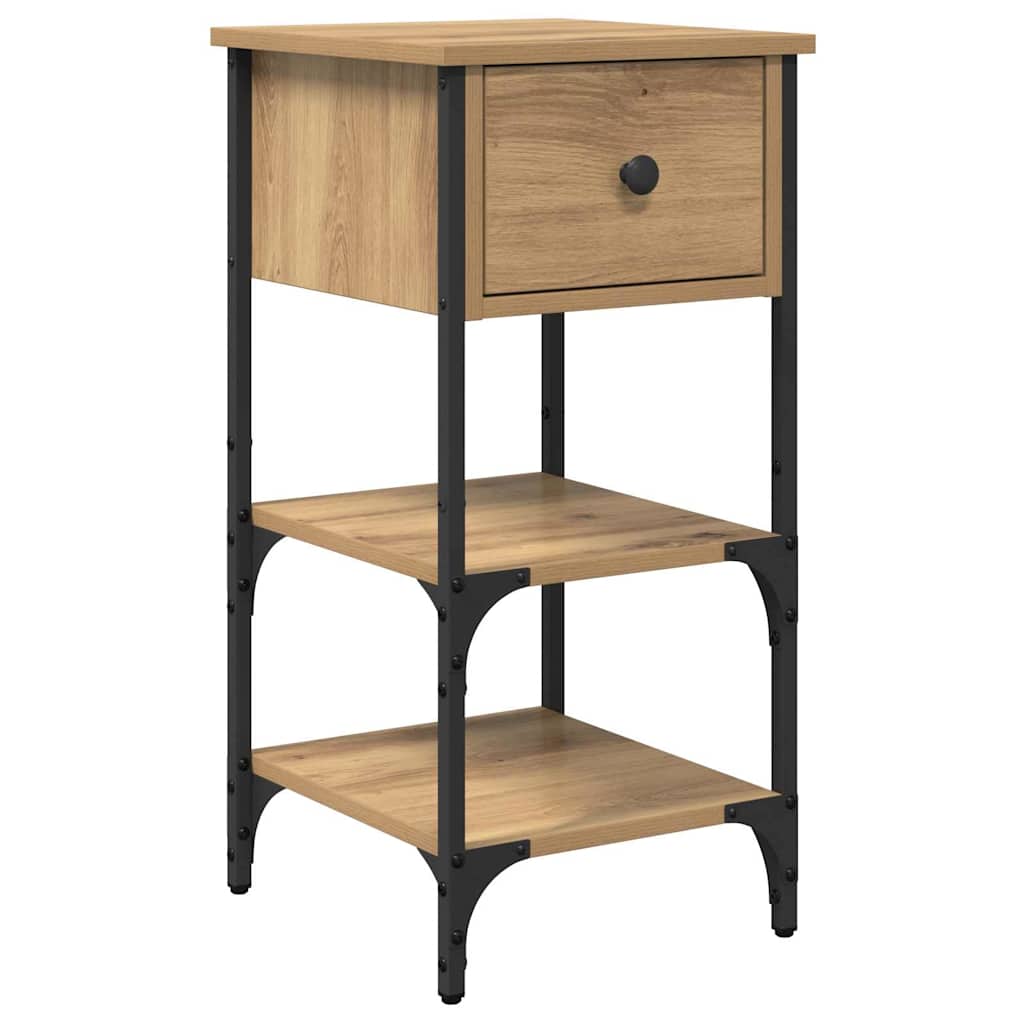 Nachttisch Braun 33,5 x 36 x 70 cm Holzwerkstoff