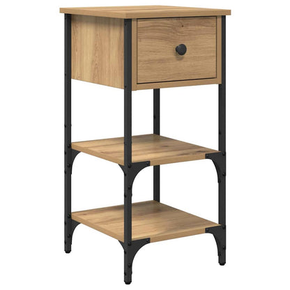 Nachttisch Braun 33,5 x 36 x 70 cm Holzwerkstoff
