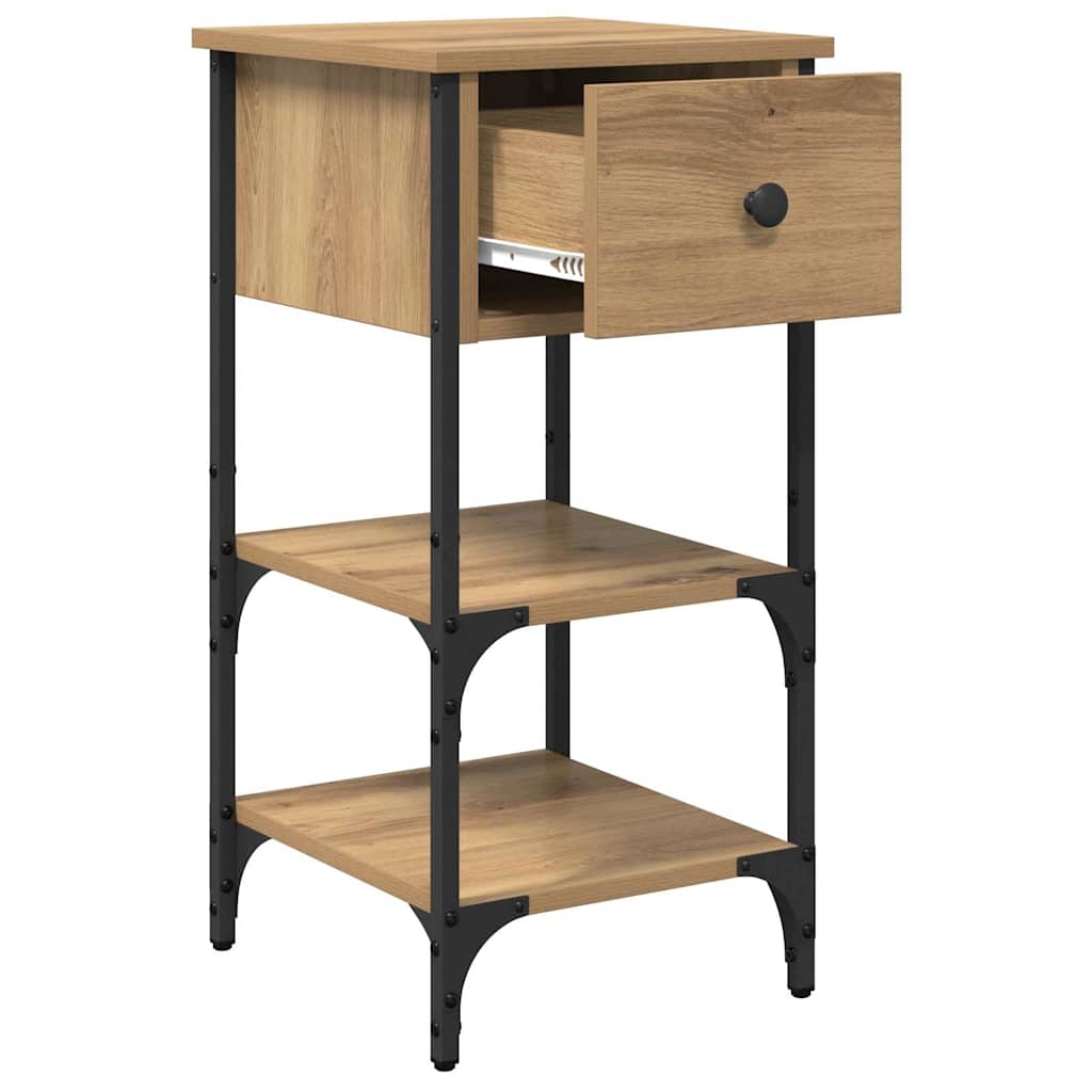 Nachttisch Braun 33,5 x 36 x 70 cm Holzwerkstoff