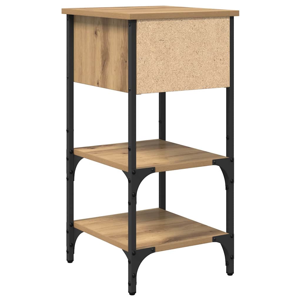 Nachttisch Braun 33,5 x 36 x 70 cm Holzwerkstoff