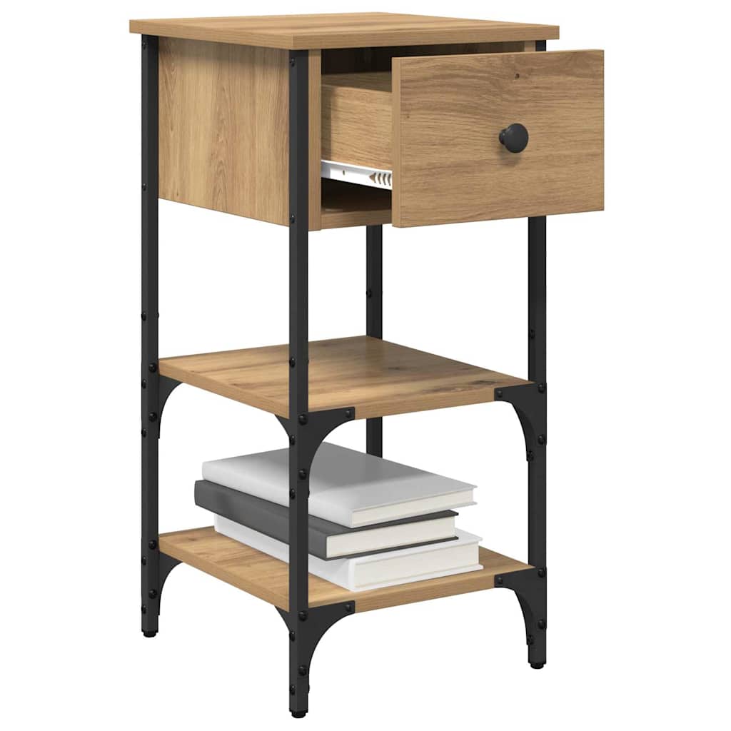 Nachttisch Braun 33,5 x 36 x 70 cm Holzwerkstoff