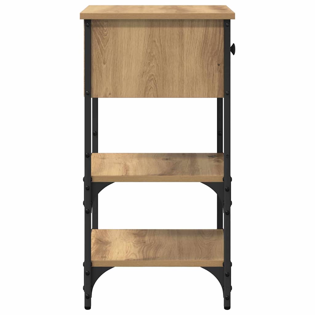 Nachttisch Braun 33,5 x 36 x 70 cm Holzwerkstoff