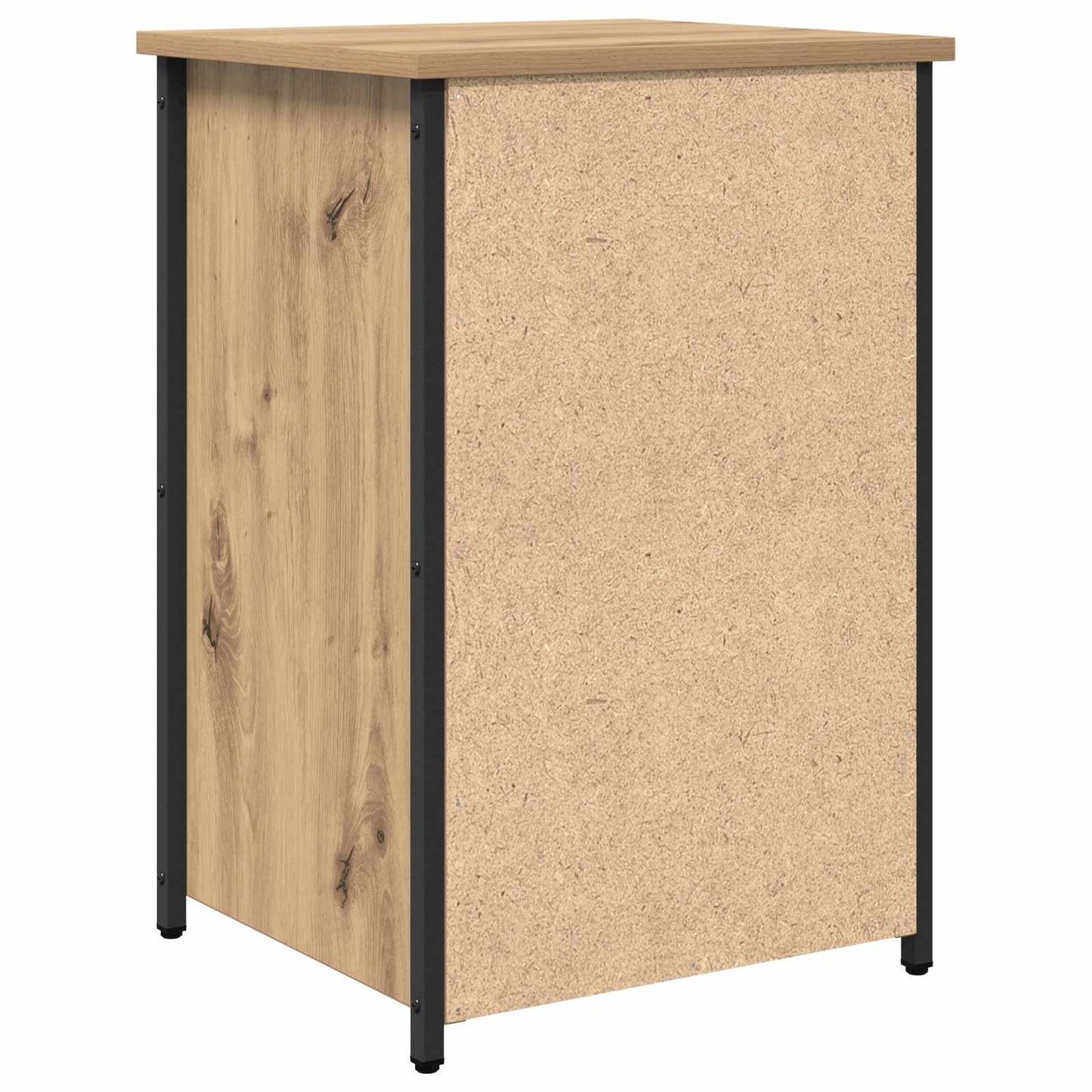Nachttisch Braun 40 x 36 x 60 cm Massives upgecyceltes Holz