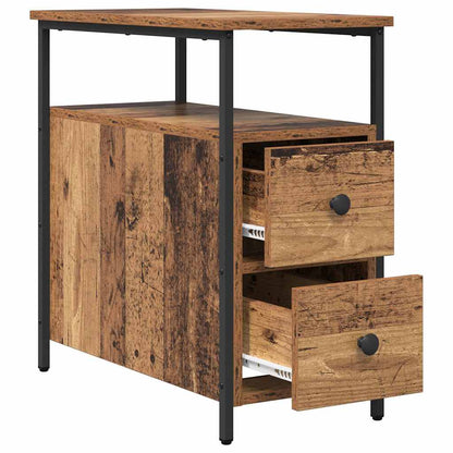 Nachttisch Altholz 30 x 60 x 60 cm Holzwerkstoff